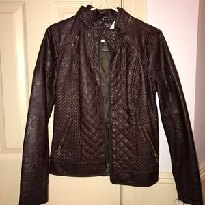 *NEW W/ TAGS* GUESS leather jacket